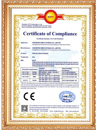 Our certificate