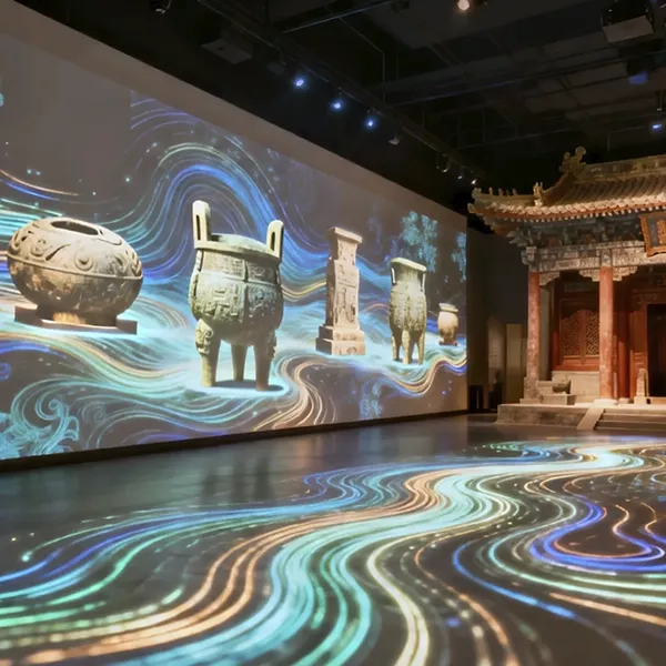 Exhibition projection projector