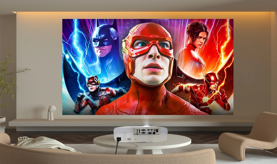 4800 lumens short throw projector for small room.webp