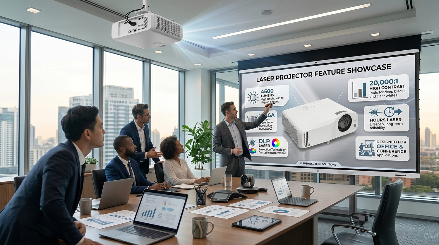 4200 lumens Full HD DLP laser projector for conference