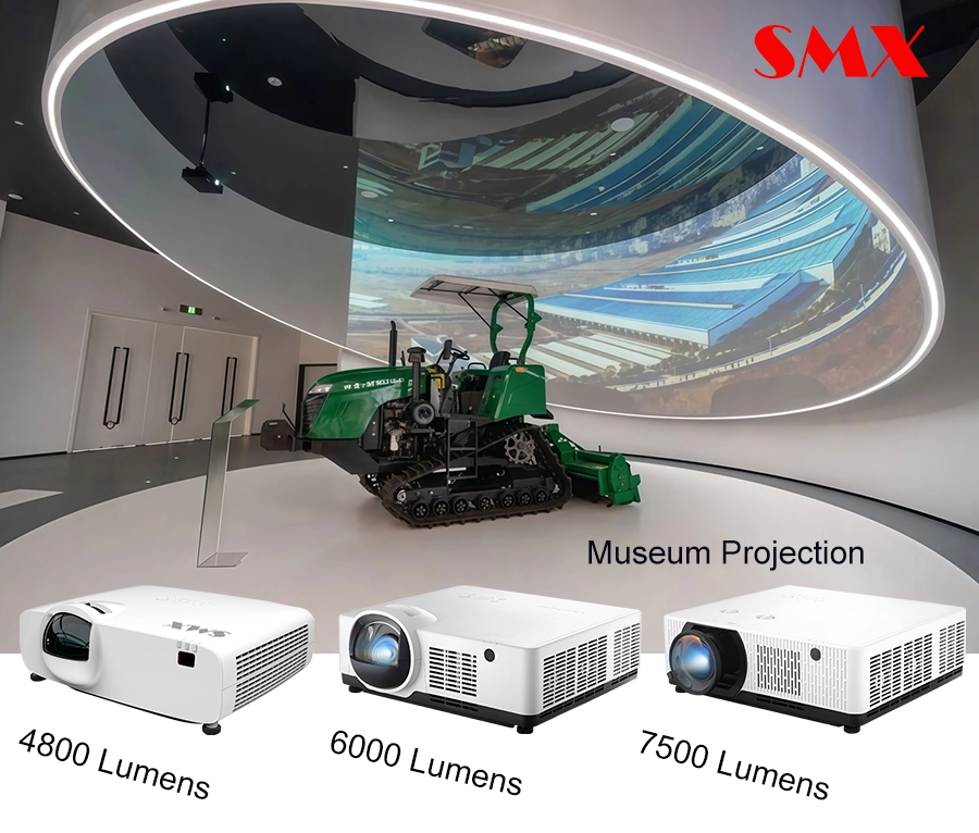 Museum projector brightness guide.webp