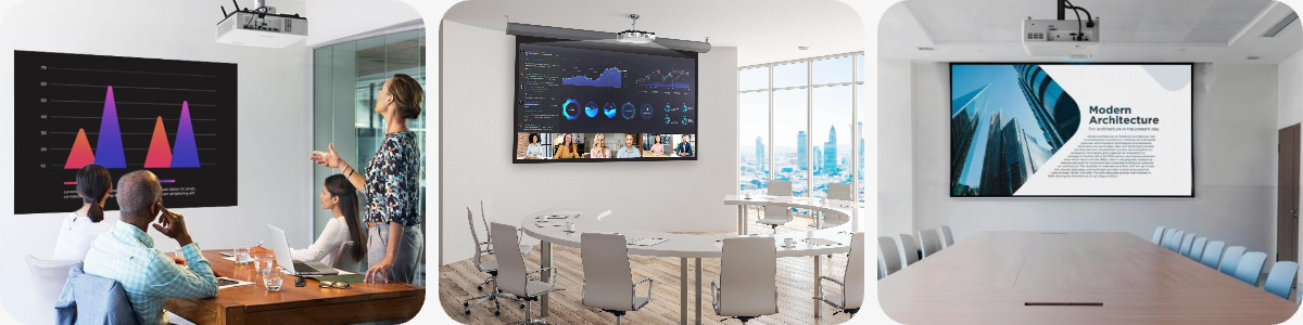 Conference Rooms short throw laser projector