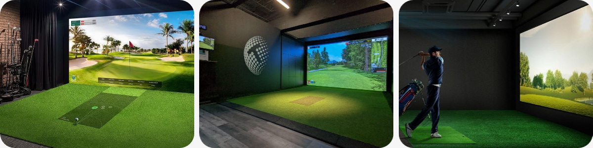 Golf Simulation Projection solution