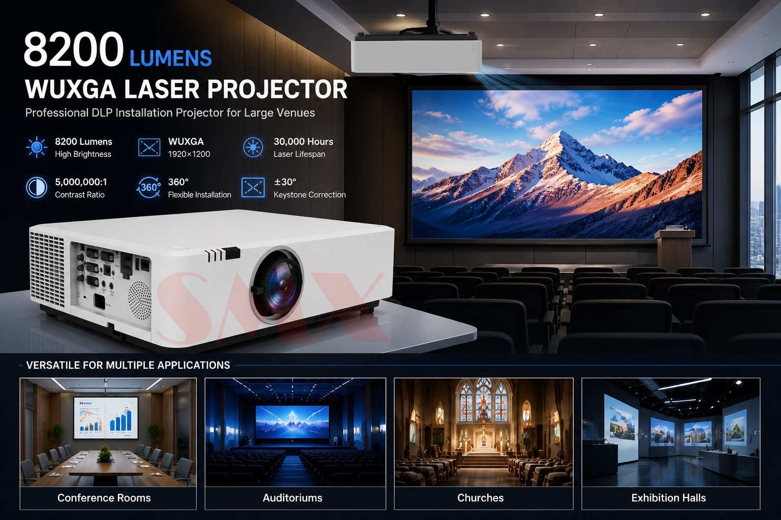 8200lumen dlp laser projector .webp
