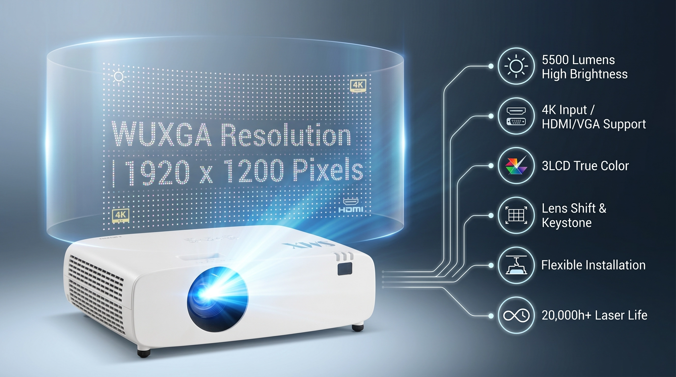 5500 Lumen Laser Projector Home Theater.webp