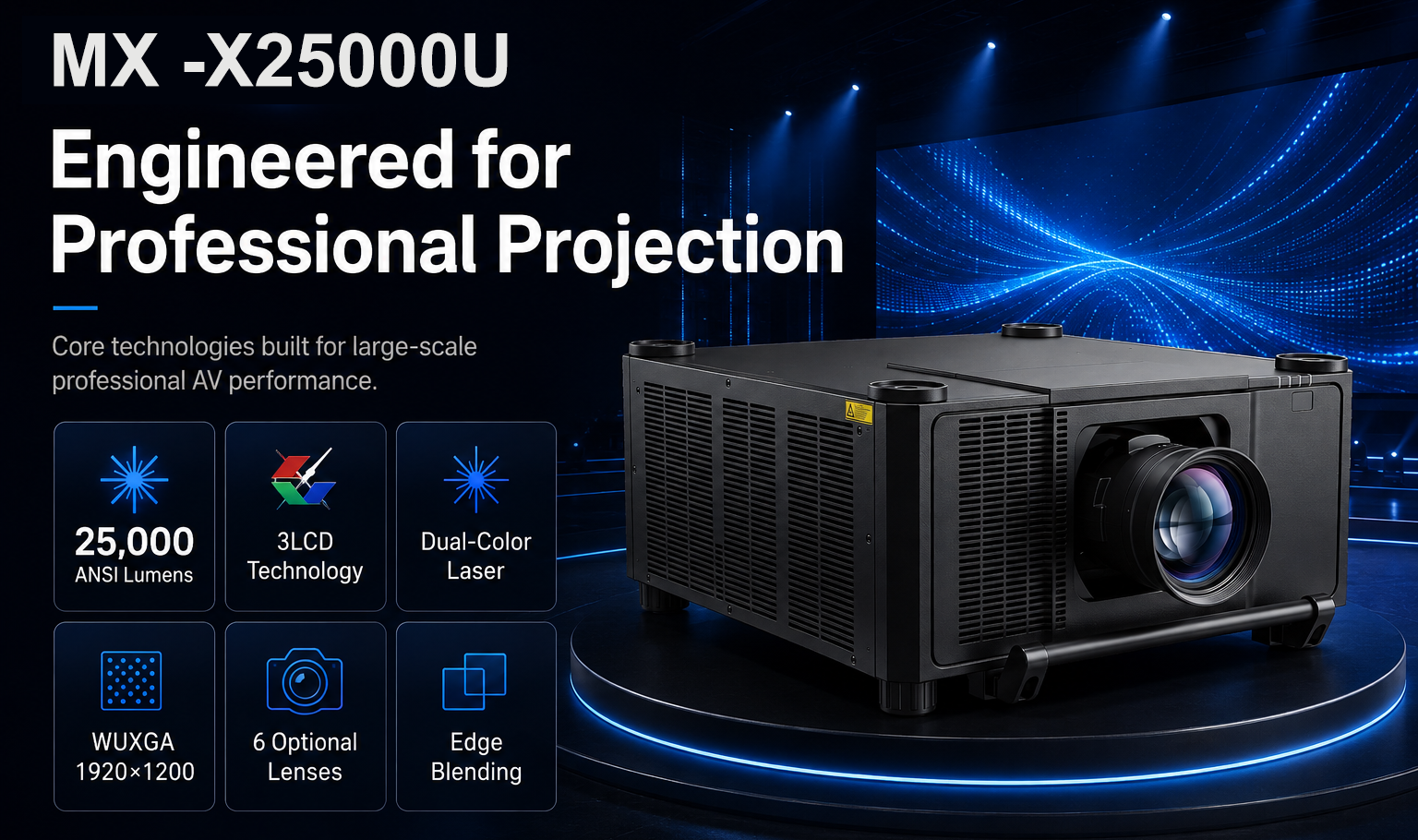 SMX-25000-Lumens-3LCD-Laser-Projector-for-3D-Mapping-Projection