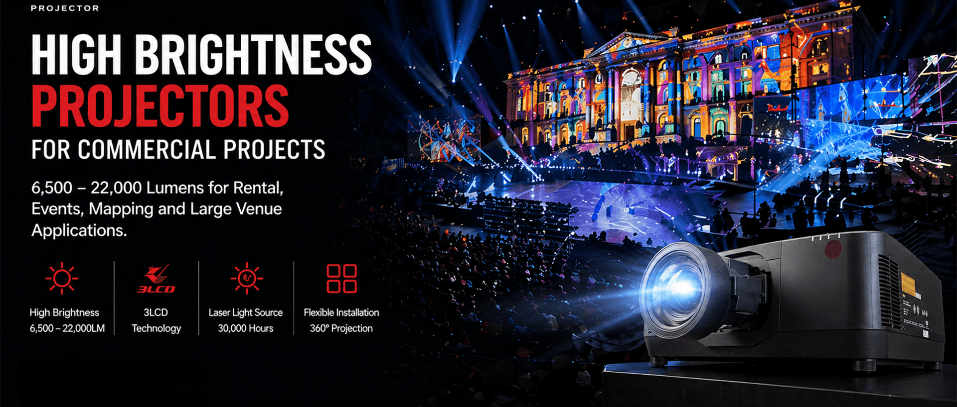 High-Birghtness-Laser-Projector-3D-Mapping
