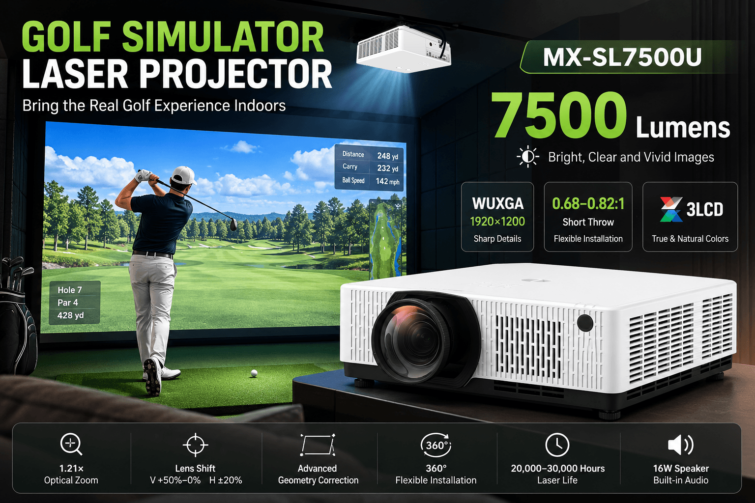 7500-lumens-3lcd-laser-projector-for-golf-simulator