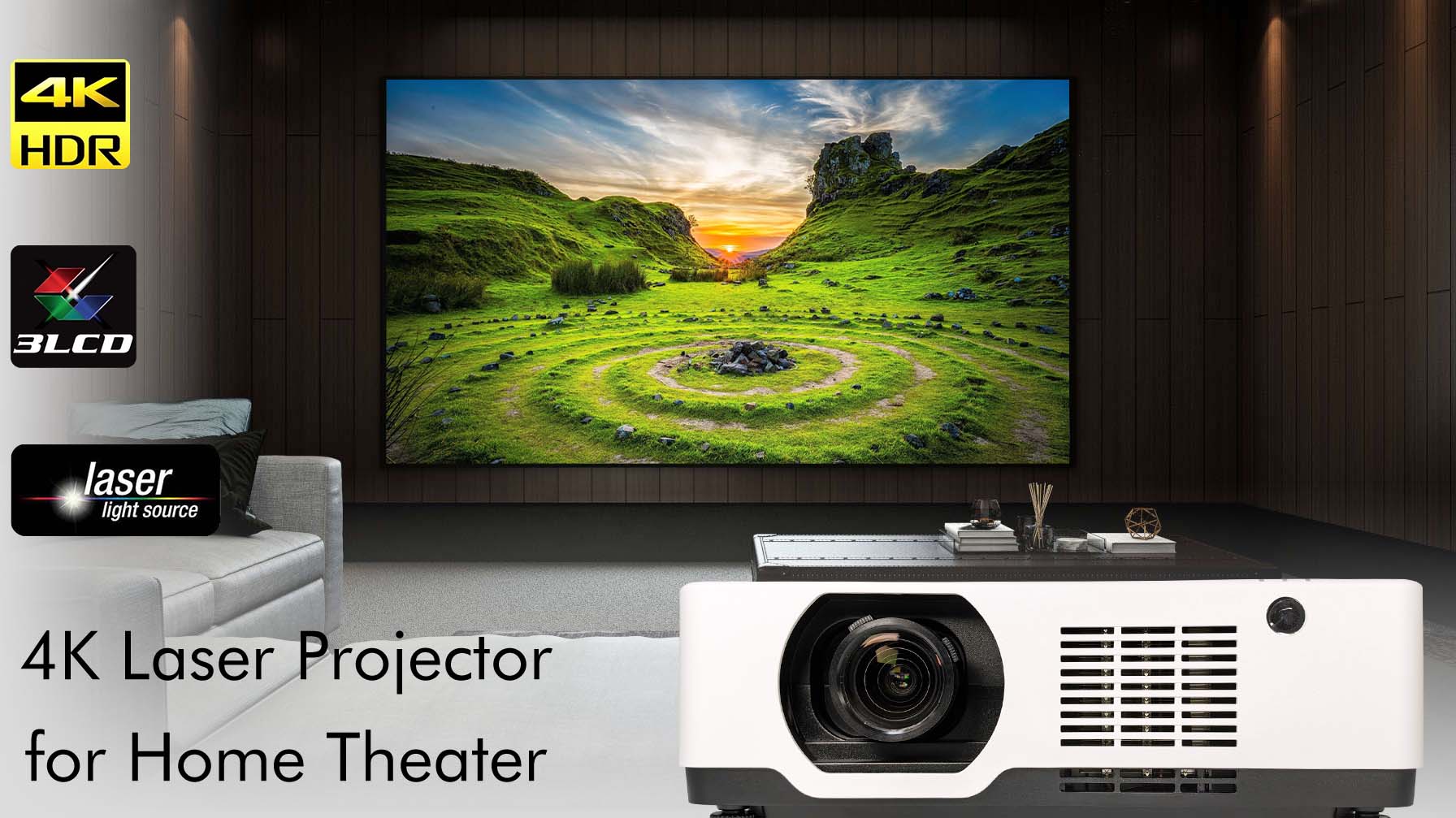 home-theater-4k laser projector