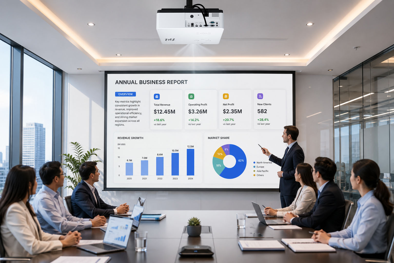 Laser-Projector-for- Meeting-Room