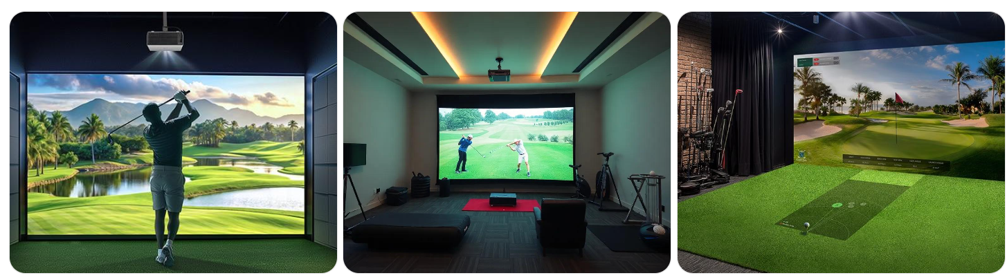Golf Simulation Projection Projector