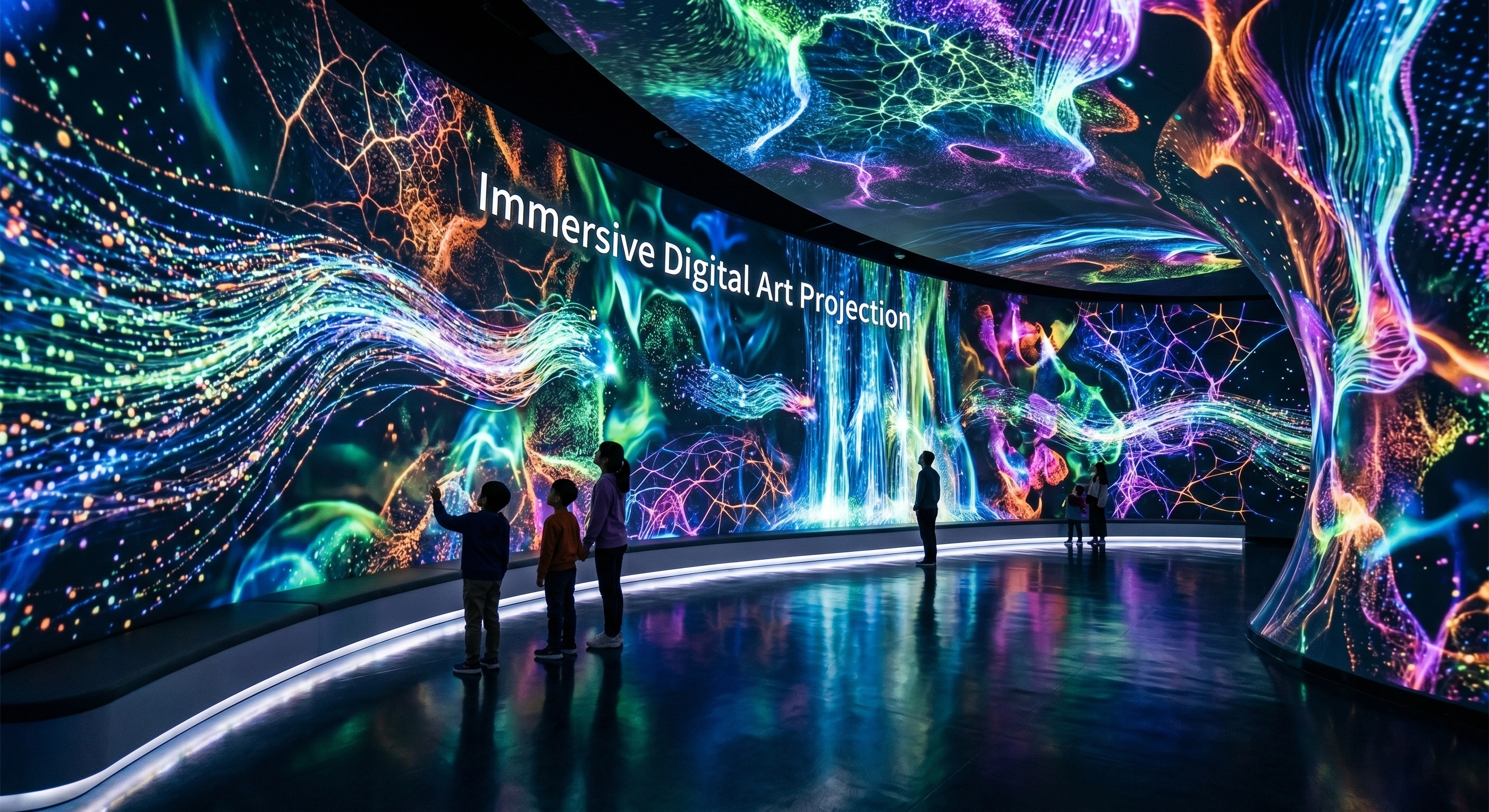 Digital Art Exhibitions projection